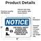 Signmission 3.5 in Height, 5 in Width, Vinyl Decal, Rectangle OS-2PACK-NS-D-35-L-13913 - alternate 4